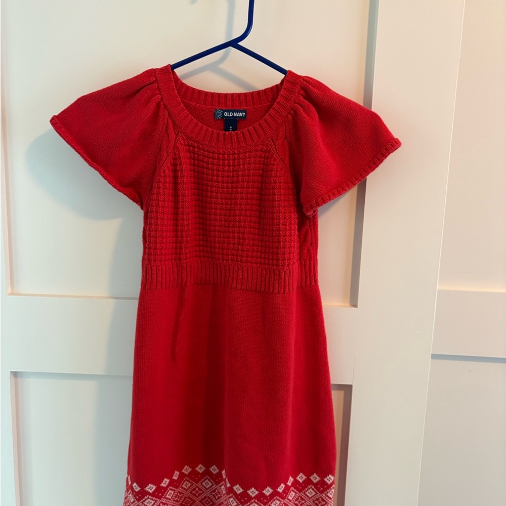 Old Navy Vibrant Red Kids Dress